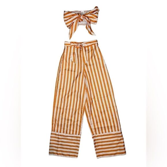 LUXXEL 2 piece top & pant set size Medium - Picture 1 of 10